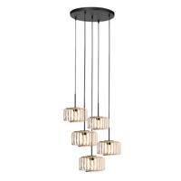 Steinhauer 5-lichts hanglampHaloSwap rond Ø 50cm - 4522ZW - thumbnail