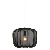 Light & Living Bohemian hanglampPlumeria zwart Ø 40cm - 2963312 - thumbnail