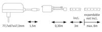 Paulmann 79860 LED-strip basisset Met connector (male) 24 V 3 m Warmwit 1 set(s) - thumbnail