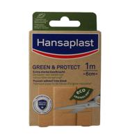 Hansaplast Pleisters Green & Protect 1m x 6cm - thumbnail