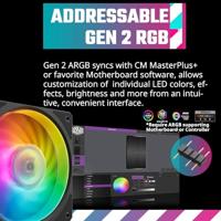 Cooler Master mfz-m4dn-19np2-r1 mobius 140p argb, 140 mm, argb, 30 dba, 0-1900 rpm ±10%, 76.5 cfm - thumbnail