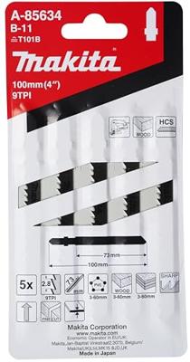Makita Accessoires Decoupeerzaagblad B11 - T101B | 5 stuks - A-85634
