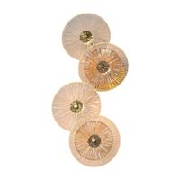 Richmond Wandlamp 'Linzi' 4-lamps, kleur Brushed Gold - thumbnail