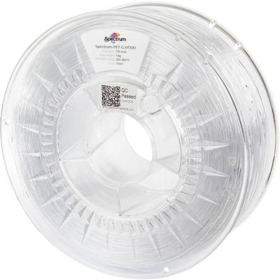 Spectrum Filaments 80413 PET-G HT100 Filament PETG Hittebestendig, Chemisch bestendig 1.75 mm 1000 g Helder, Transparant 1 stuk(s) Spectrum Filaments 80413 PET-G HT100 Filament PETG Hittebestendig, Chemisch bestendig 1.75 mm 1000 g Helder, Transparant 1 stuk(s)