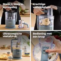 Kenwood Home Appliance FDP22.130GY FP KW FP1+DP INT Foodprocessor 650 W Blauw - thumbnail