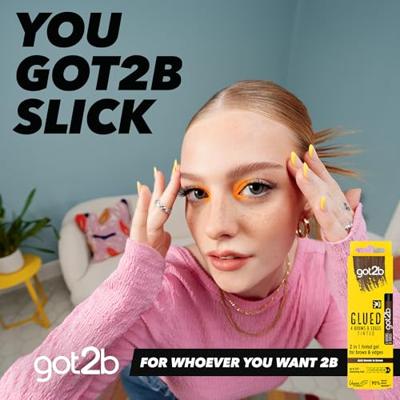 Schwarzkopf Got2b Glued 2-in-1 Brows & Edges Donkerbruin Schwarzkopf Got2b Glued 2-in-1 Brows & Edges Donkerbruin