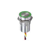 APEM CPB1110000KGSS CPB1110000KGSS Sensortoets 24 V 0.2 A Moment Groen, Rood IP68, IP69K 1 stuk(s) - thumbnail