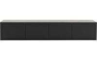 Goossens Tv Meubel Barcelona, 4 kleppen met kabeldoorvoer - thumbnail
