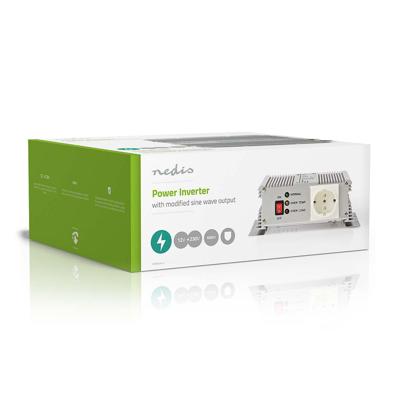 Nedis PIMS600W12 Stroomomvormer Gemodificeerde Sinusgolf 12 V Dc - 230 V Ac 600 W 1x Schuko-uitgang - thumbnail
