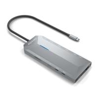 AISENS - ASUC-12P005-GR - USB-C Dock 12-in-1, USB-C A 2xHDMI, 1xRJ45, 3xUSB-A, 2xUSB-C, 1xUSB-C PD, 1xAudio, 1xSD, 1xMicro SD, Grijs, 30cm - thumbnail