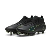 PUMA Ultra 6 Match+ High Gras / Kunstgras Voetbalschoenen (MG) Zwart Donkergroen Lichtgroen - thumbnail