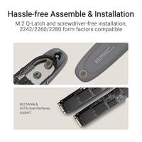 ASUS COBBLE Gray SDD-behuizing Grijs M.2 - thumbnail