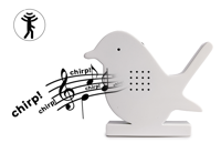 QLT Vogelhuisje met geluid bewegingssensor - thumbnail