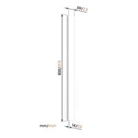 Vogels TVA 6000 kabelgoot TV accessoire Wit - thumbnail