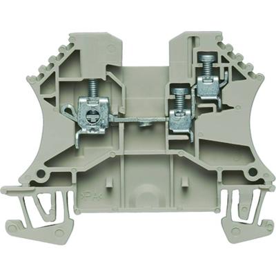 Weidmüller 1833840000 Doorgangsserieklem Schroeven Zwart 100 stuk(s)