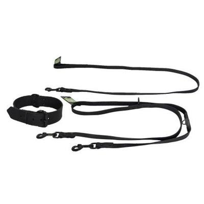 Lijn soft leder 18mm/160cm grijs - Gebr de boon
