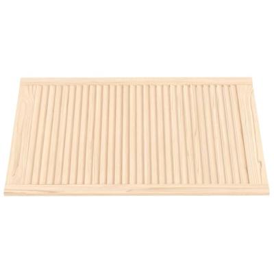 Kastdeuren met lamellen 4 st 99,3x59,4 cm massief grenenhout