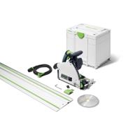 Festool TS 60 KEBQ-Plus-FS Invalzaag in Systainer met FS 1400/2 Geleiderail - 577417 - thumbnail