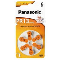 Panasonic PR13 (PR48) gehoorapparaat batterijen, 6 stuks - thumbnail
