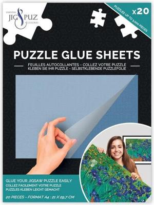 Jig & Puz Puzzel Kleeffolie - Voor 3000 Stukjes - 1 Vel Jig & Puz Puzzel Kleeffolie - Voor 3000 Stukjes - 1 Vel