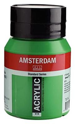 Royal Talens Amsterdam Acrylverf 500 ml - Permanentgroen Licht 618
