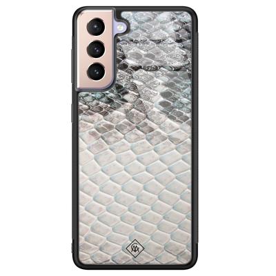 Samsung Galaxy S21 glazen hardcase - Oh my snake