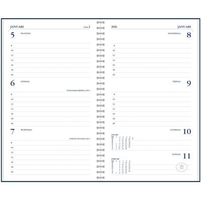 Agendavulling 2026 ryam memoplan 7 7d/2p wt
