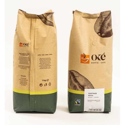 Oké koffiebonen, zak van 1 kg, Fairtrade Royal Oké koffiebonen, zak van 1 kg, Fairtrade Royal