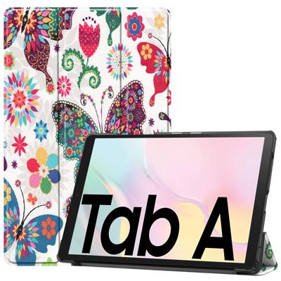 3-Vouw sleepcover hoes - Samsung Galaxy Tab A7 (2020) - Vlinders 3-Vouw sleepcover hoes - Samsung Galaxy Tab A7 (2020) - Vlinders