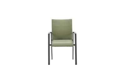 Dallas dining fauteuil stoel carbon black/moss green Garden Impressions - Garden impressions