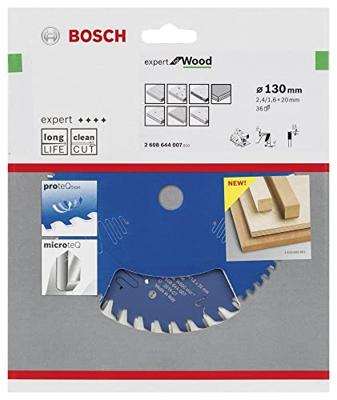 Bosch Accessories Expert for Wood 2608644007 Cirkelzaagblad 130 x 20 x 1.6 mm Aantal tanden: 36 1 stuk(s) Bosch Accessories Expert for Wood 2608644007 Cirkelzaagblad 130 x 20 x 1.6 mm Aantal tanden: 36 1 stuk(s)
