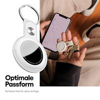 KeyBudz AirTag keyring - White - thumbnail