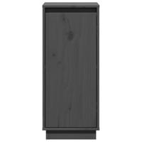 Dressoirs 2 st 31,5x34x75 cm massief grenenhout grijs - thumbnail