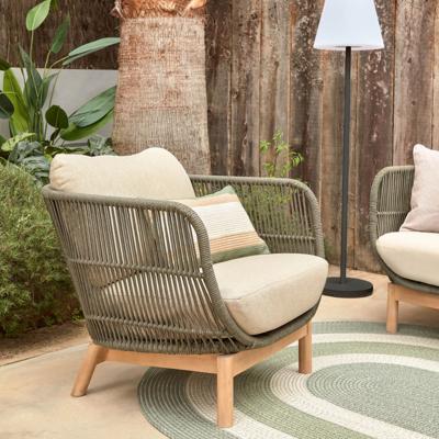 Kave Home Fauteuil 'Catalina' kleur Donkergroen Kave Home Fauteuil 'Catalina' kleur Donkergroen