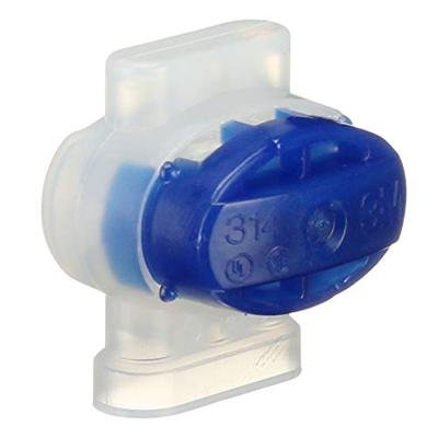 3M 314 Aansluiting Flexibel: 0.5-1.5 mm² Massief: 0.5-1.5 mm² Aantal polen: 3 50 stuk(s) Blauw