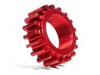 Aluminium threaded pinion gear 19t x 12mm (1m) - thumbnail