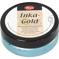 Creativ Company Inka-gold glanswax - turquoise, 50ml - thumbnail