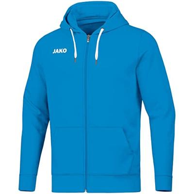 JAKO 6865K Jas Met Kap Base Kids - Jako-Blauw - 152 - thumbnail