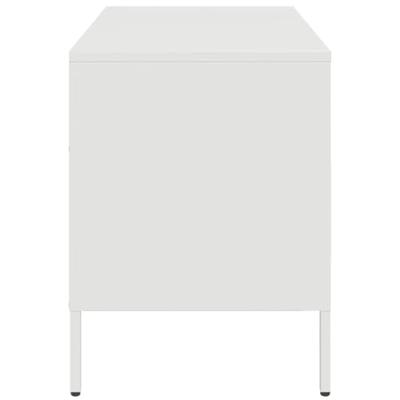 Tv-meubel 68x39x50,5 cm staal wit