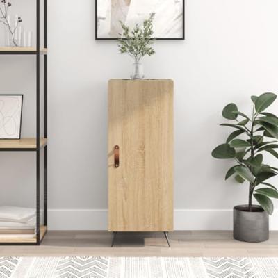 Dressoir 34,5x34x90 cm bewerkt hout sonoma eiken