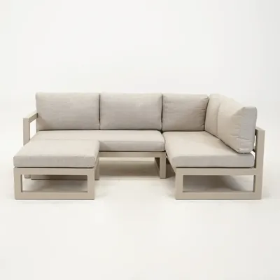 Grosso hoekbank 3 delig R antraciet