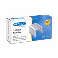 Nieten rapesco 24 8mm 5000st zilver - thumbnail
