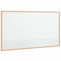 Magnetisch whiteboard met massief grenenhouten frame 100x55 cm - thumbnail