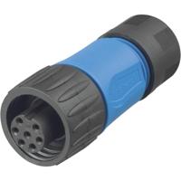 Amphenol C016 10D006 010 10 Ronde connector Koppeling, recht Totaal aantal polen: 6 + PE Serie (ronde connectoren): C016 1 stuk(s) - thumbnail