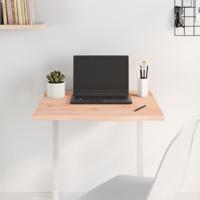 Tafelblad 60x60x2 cm onbehandeld massief eikenhout - thumbnail