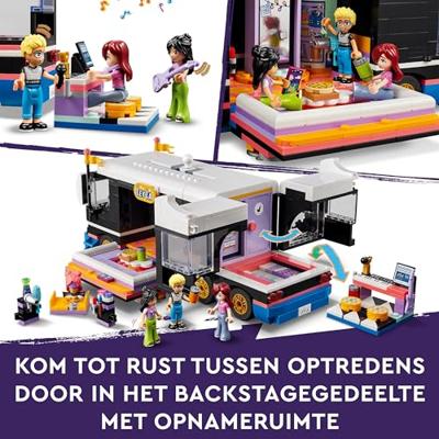 LEGO® Friends 42619 toerbus van popster - thumbnail