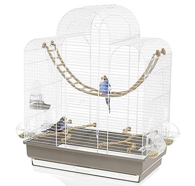 IMAC VOGELKOOI FIONA DELUXE TAUPE / WIT 50X30X65-136 CM