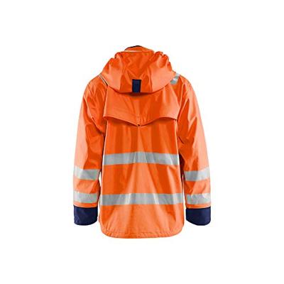 Blåkläder Regenjas gevoerd High-Vis LEVEL 2 43072003 | High-Vis Oranje/Marineblauw | Maat M - 7330509688144 Blåkläder Regenjas gevoerd High-Vis LEVEL 2 43072003 | High-Vis Oranje/Marineblauw | Maat M - 7330509688144