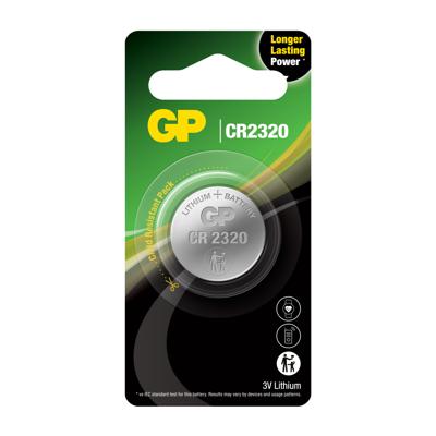 GP Knoopcel CR2320 3 V 1 stuk(s) Lithium GPCR2320E-2CPU1 GP Knoopcel CR2320 3 V 1 stuk(s) Lithium GPCR2320E-2CPU1