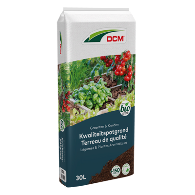 Potgrond groenten/krui bio 30l DCM - Dcm